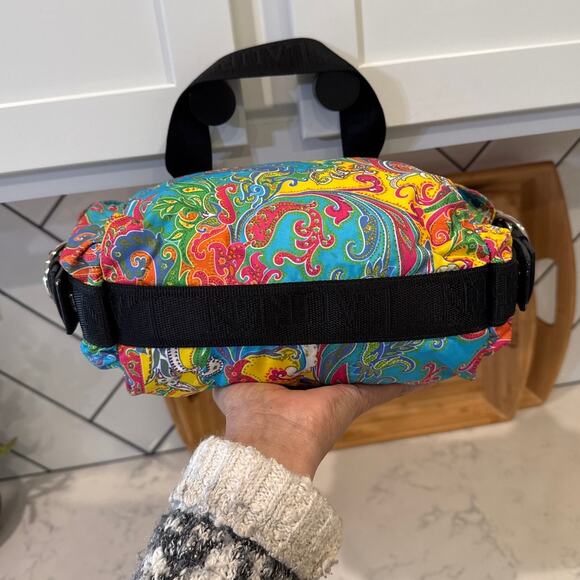 Lauren Ralph Lauren Bag Paisley Hobo Shoulder Bright Boho Colorful Y2K it girl - Picture 6 of 12